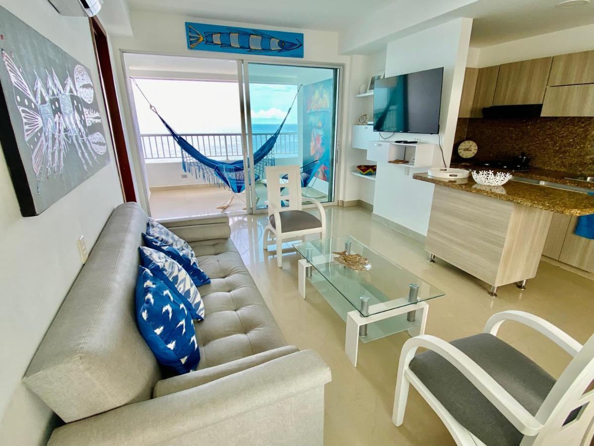 דירות Cartagena Palmetto Bocagrande Oceanfront מראה חיצוני תמונה