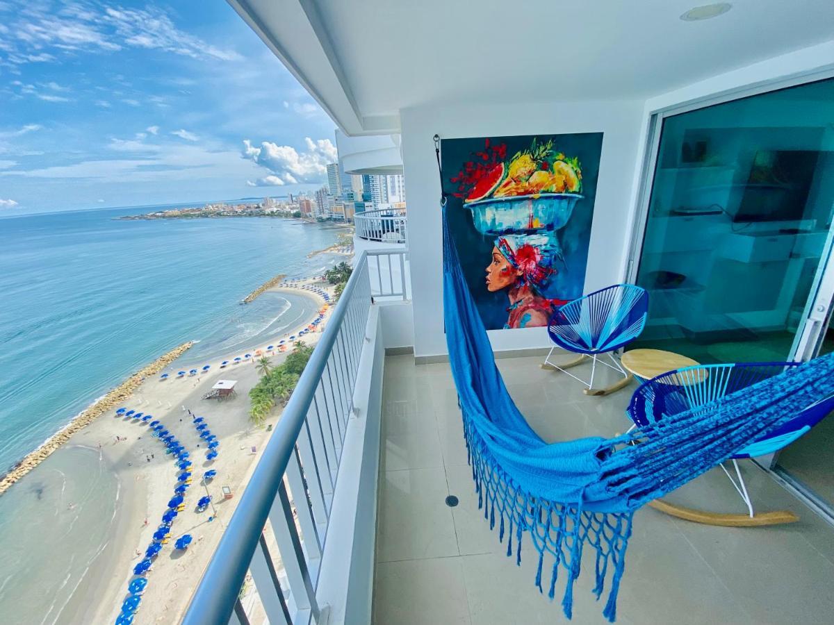 דירות Cartagena Palmetto Bocagrande Oceanfront מראה חיצוני תמונה